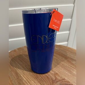 ban.do stainless steel tumbler with lid - endless possibilities. New With Tag.